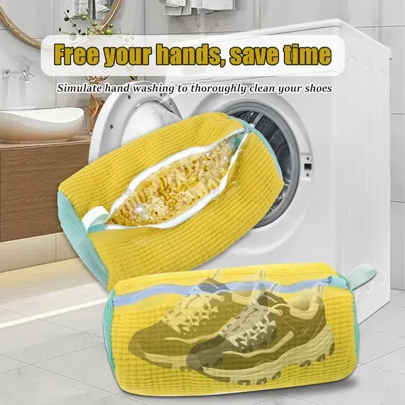 QuietGuard Pro Shoe Wash Bag