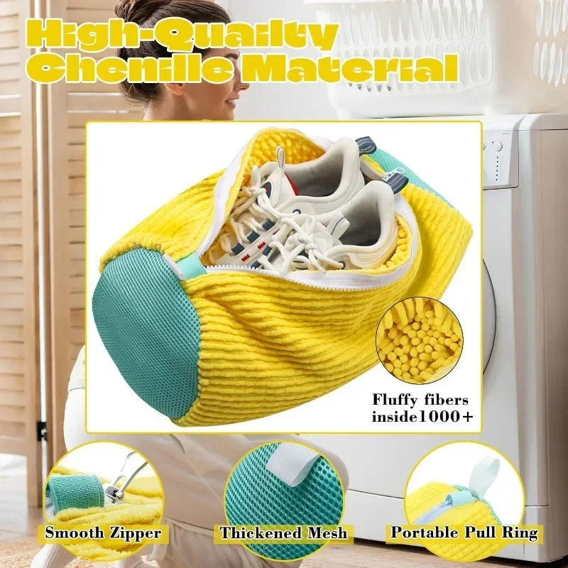 QuietGuard Pro Shoe Wash Bag