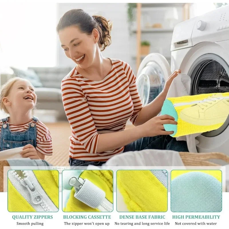 QuietGuard Pro Shoe Wash Bag