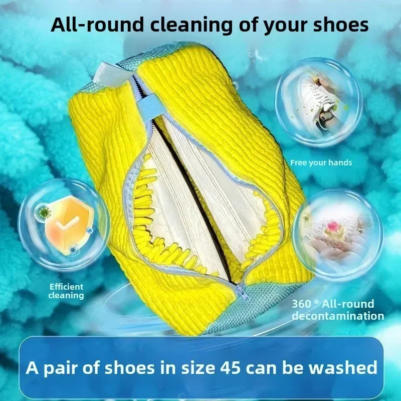 QuietGuard Pro Shoe Wash Bag
