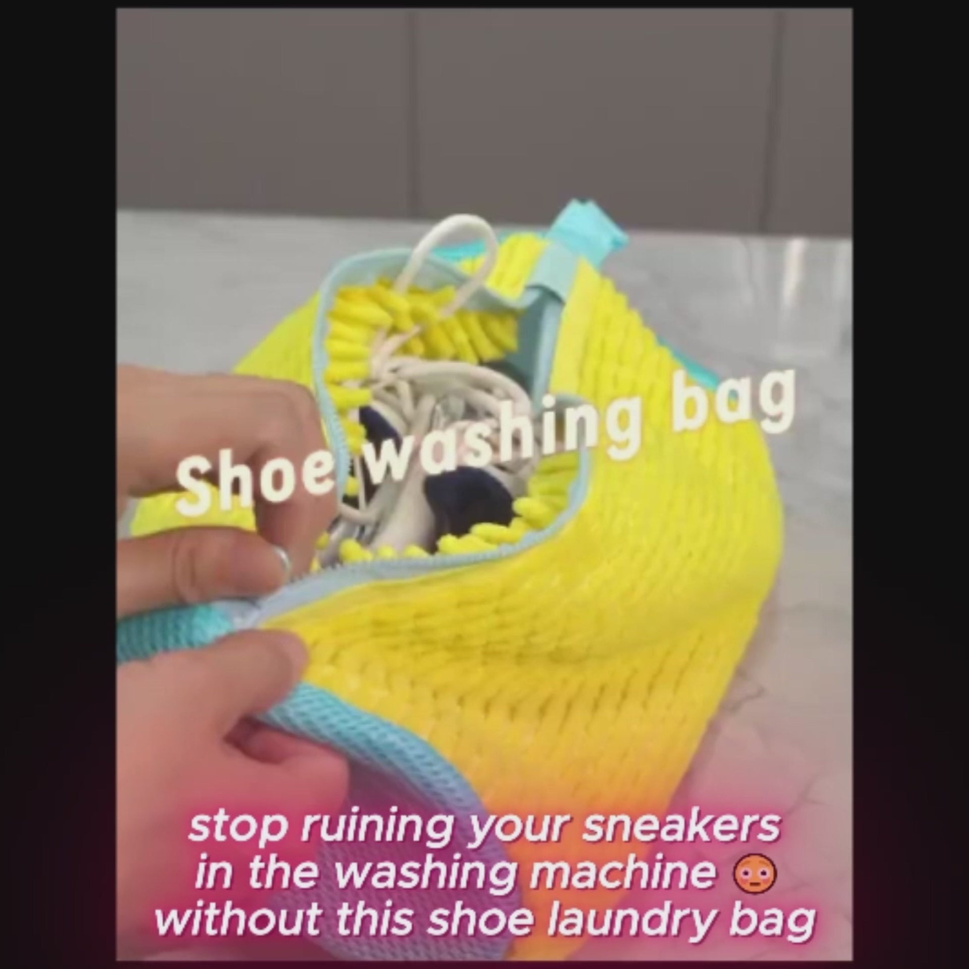 QuietGuard Pro Shoe Wash Bag